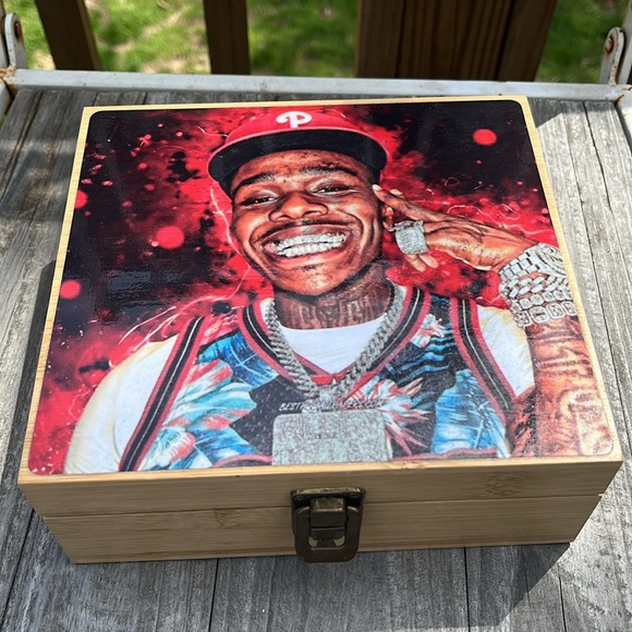 DaBaby Wooden Box 7.5”x7” - Picture 2 of 11